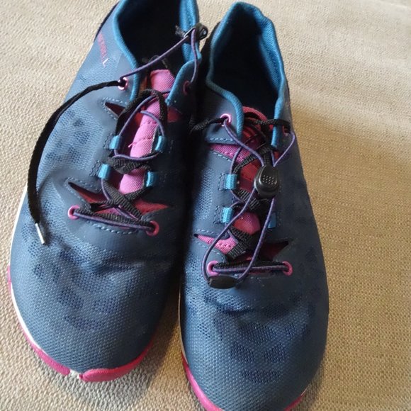 MERRELL Blue Wing Light weight‎ Slip-On Unifly Tennis Shoe Womens 9 M - Picture 2 of 7